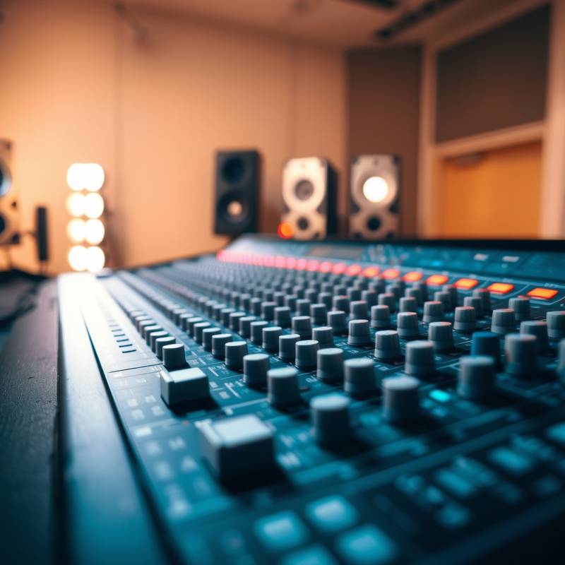 Console de mixage audio