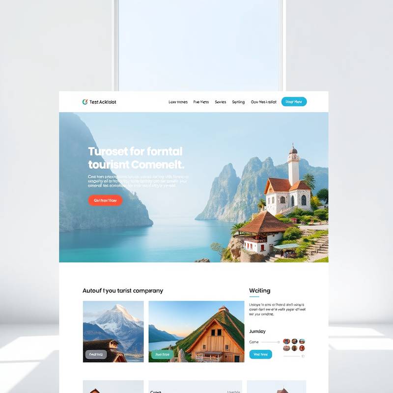 Projet web pour une entreprise de tourisme