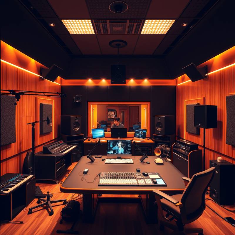 Salle d'enregistrement du studio