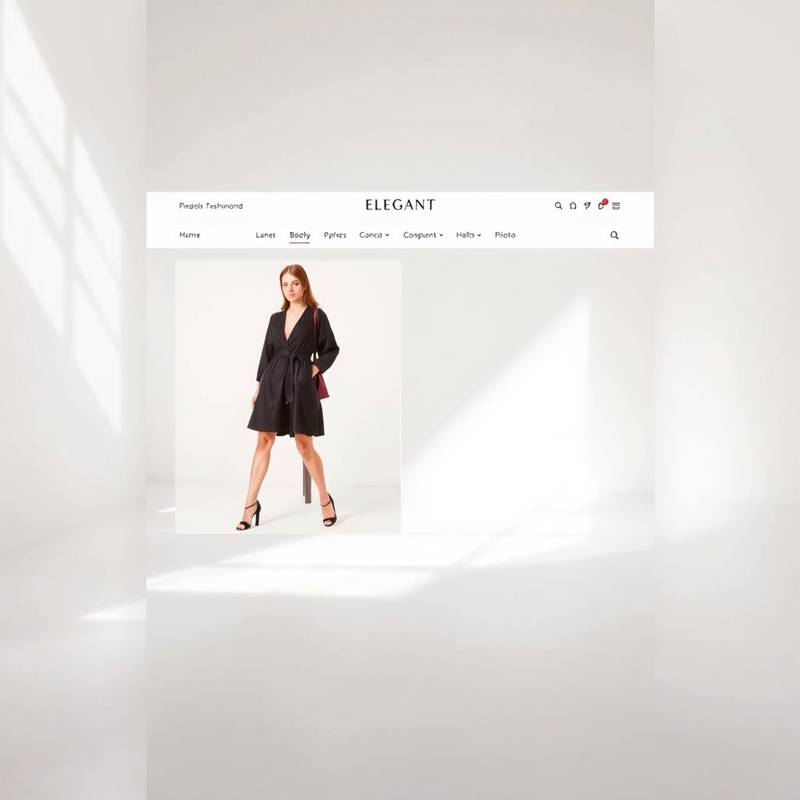 Site web pour une boutique de mode en ligne, Tendance Chic